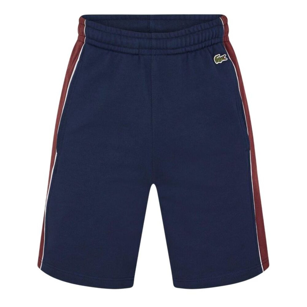 Lacoste Mens Fleece Elasticated Shorts / Navy Blue